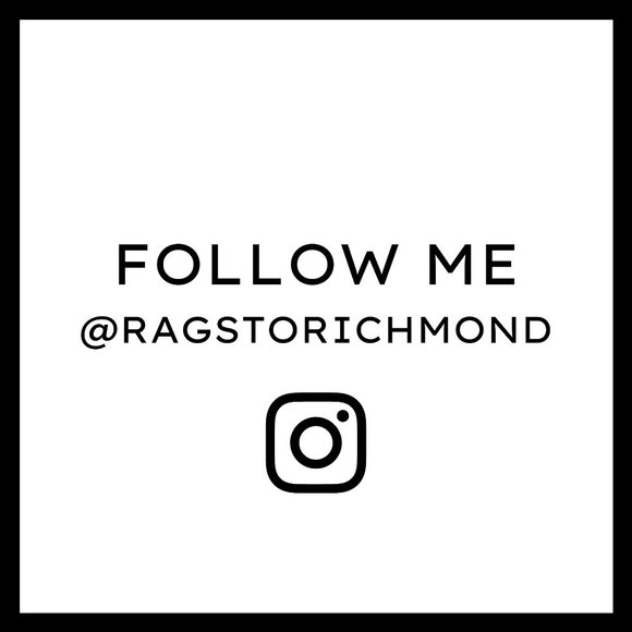 🦋 FOLLOW ME ON INSTAGRAM @RAGSTORICHMOND 🦋 - Picture 1 of 2